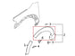 20-25 Mazda CX-30 2.5 S Front Right Fender Wheel Opening Molding DGH951W21 *ReaD - Alshned Auto Parts