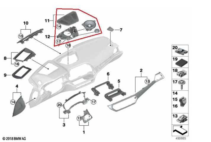 23-25 BMW 430i Gran Coupe xDrive Dash Center Audio Sound Speaker Set 65132622545 - Alshned Auto Parts