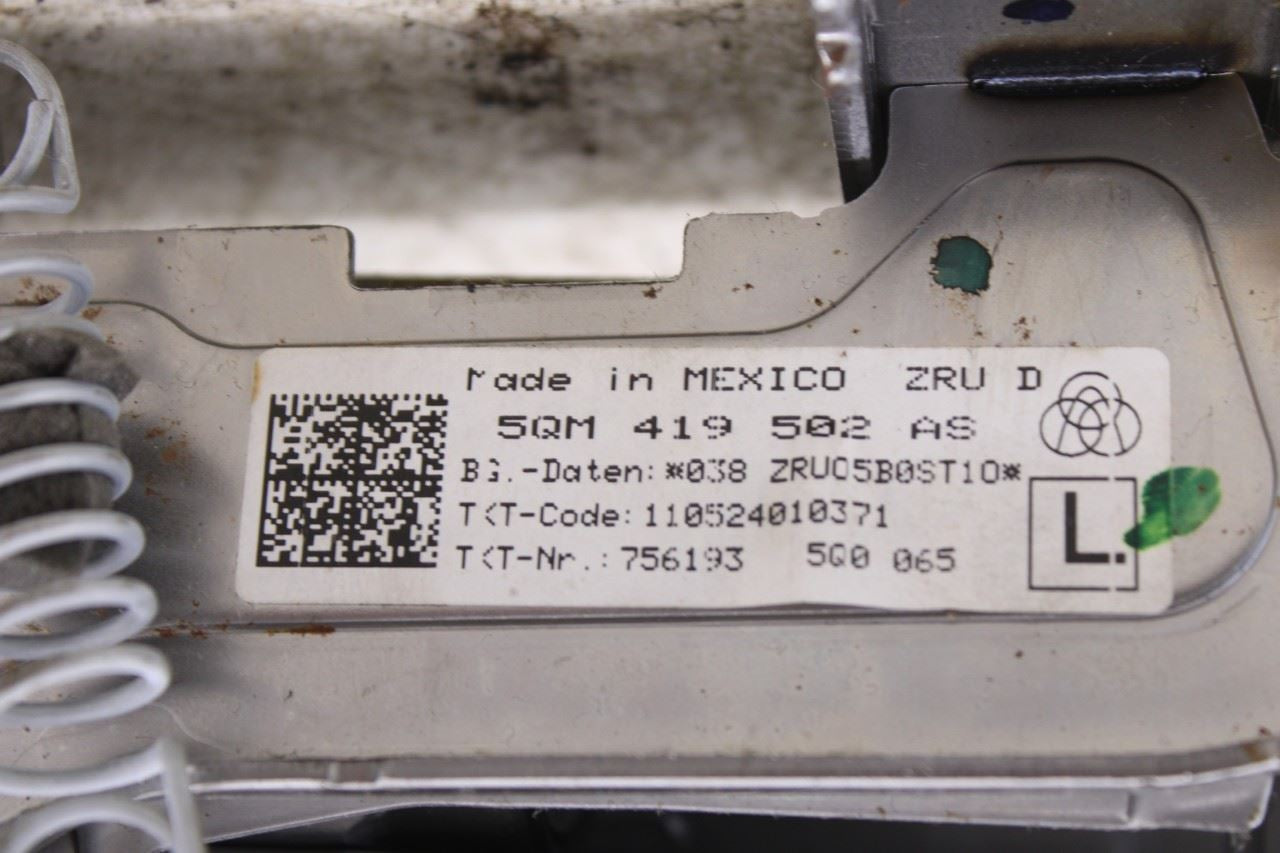 2019-25 Volkswagen Jetta SE 1.5L FWD Steering Column Assembly 5QM-419-502-AS OEM - Alshned Auto Parts