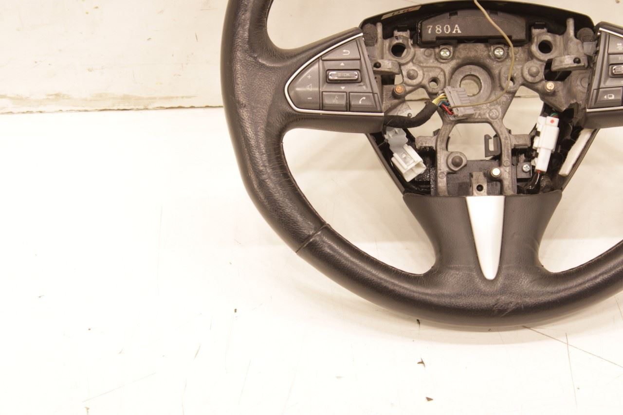 2015-18 Infiniti Q50 Premium 3.0L RWD Steering Wheel Leather w/ Control Buttons - Alshned Auto Parts