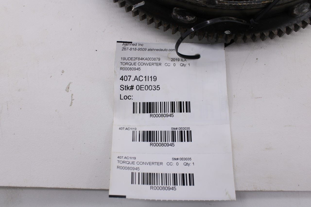 16-22 Acura ILX Technology A-Spec Auto Transmission Torque Converter 26000R4J305 - Alshned Auto Parts