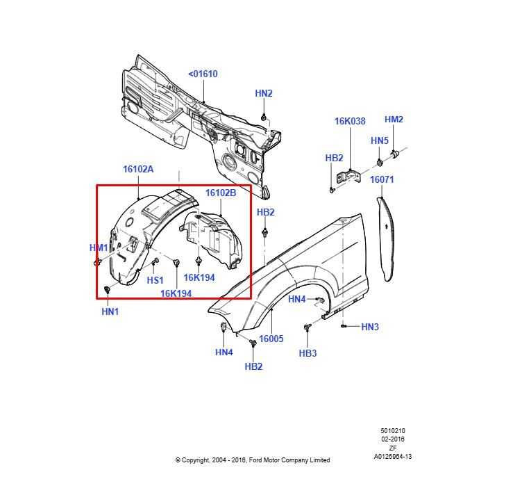 2010-2014 Ford Mustang Conv V6 Front Right Side Wheelhouse Liner Splash Shield - Alshned Auto Parts