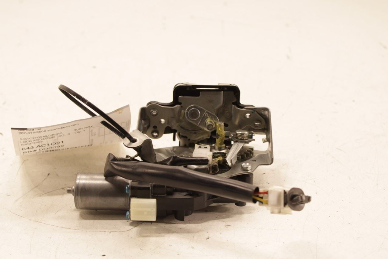 19-25 Acura RDX SH-AWD RR Trunk Liftgate Tailgate Back Door Lock Latch Actuator - Alshned Auto Parts