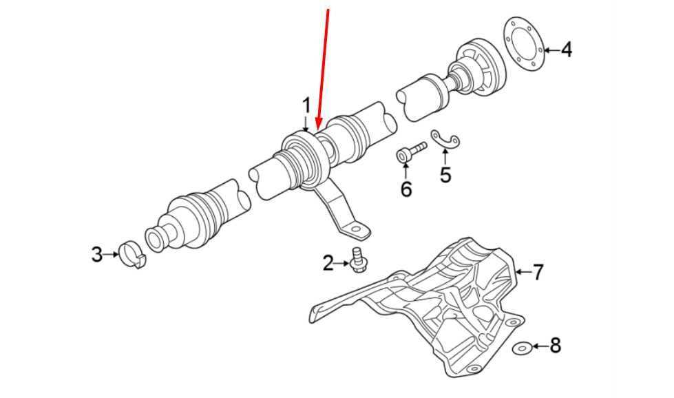 2012-2018 Audi A7 Premium 3.0L AWD Rear Drive Shaft Propeller 4G0521101G OEM1