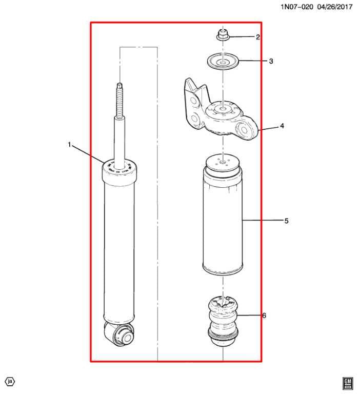2019-23 GMC Acadia SLT-1 Rear Suspension Right and Left Shock Strut Absorber Set - Alshned Auto Parts