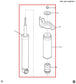 2019-23 GMC Acadia SLT-1 Rear Suspension Right and Left Shock Strut Absorber Set - Alshned Auto Parts