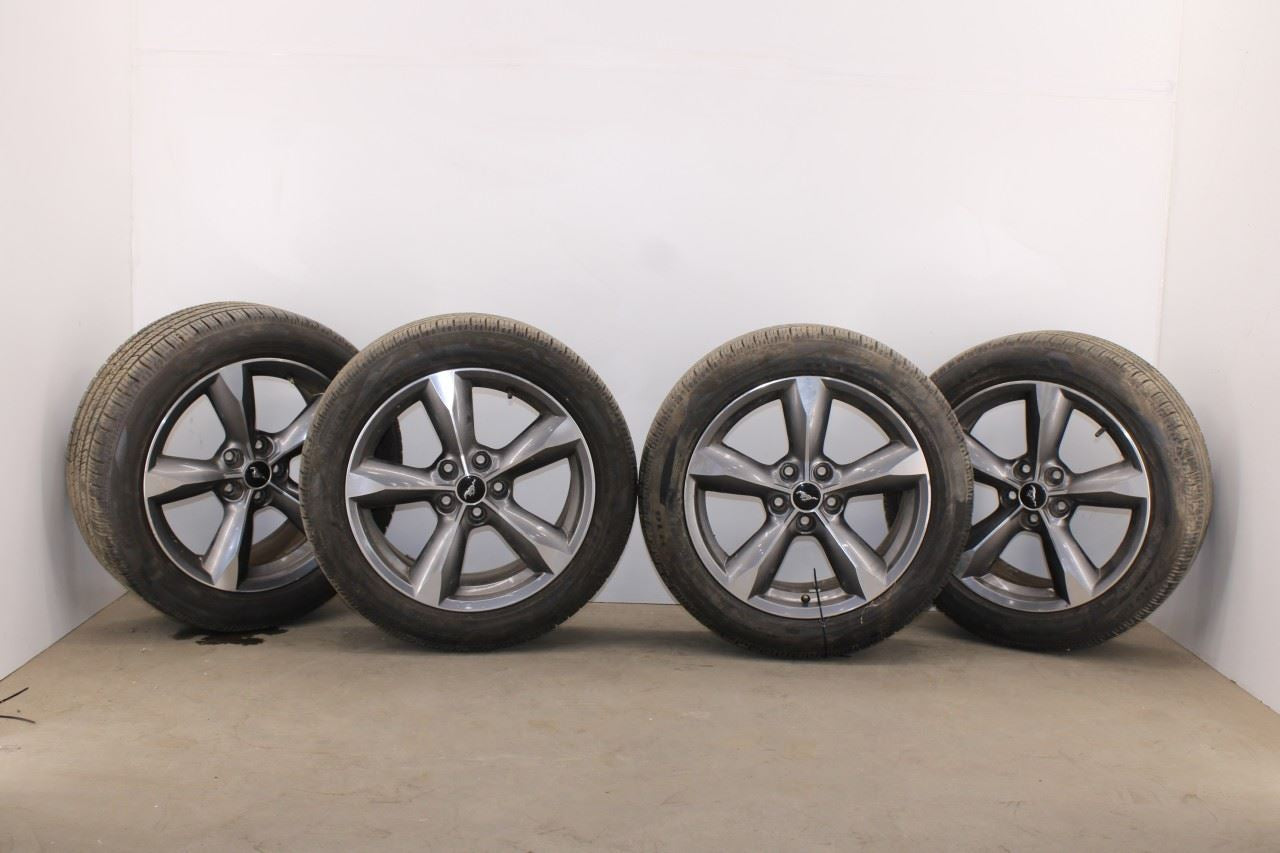 15-17 Ford Mustang Conv V6 Alloy Wheel Tire Pirelli P7 AS Plus 3 235/50R18 Set 40