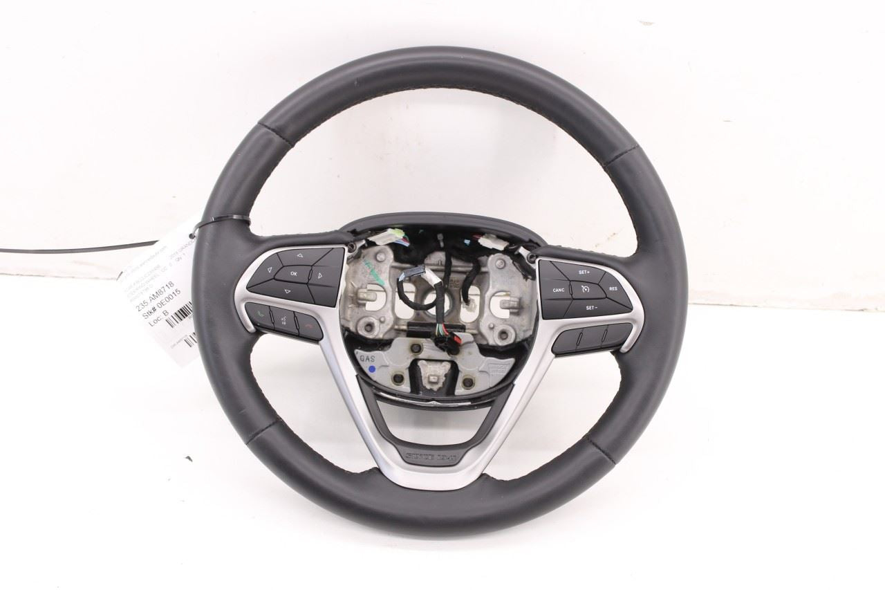 14-22 Jeep Grand Cherokee Limited 3.6L Steering Wheel Leather w/ Control Buttons - Alshned Auto Parts