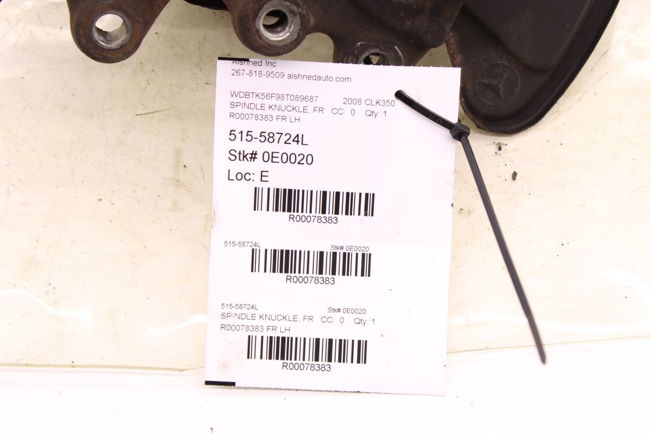 2006-09 Mercedes-Benz CLK 350 Front Left Side Spindle Knuckle Hub 204-332-01-01 - Alshned Auto Parts