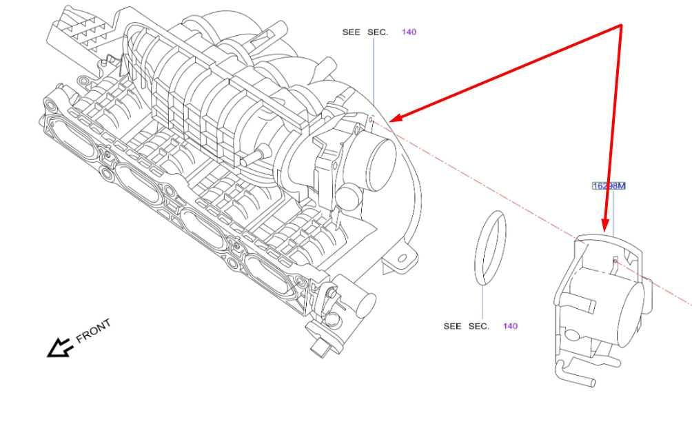 2014-2018 Nissan Rogue SV 2.5L QR25DE Engine Intake Manifold with Throttle Body - Alshned Auto Parts