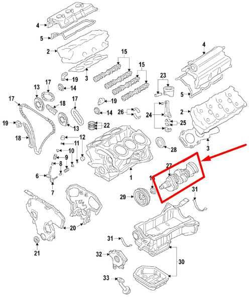 2017-2024 Infiniti QX60 3.5L Engine Motor Crankshaft 12200-6KA0A OEM1