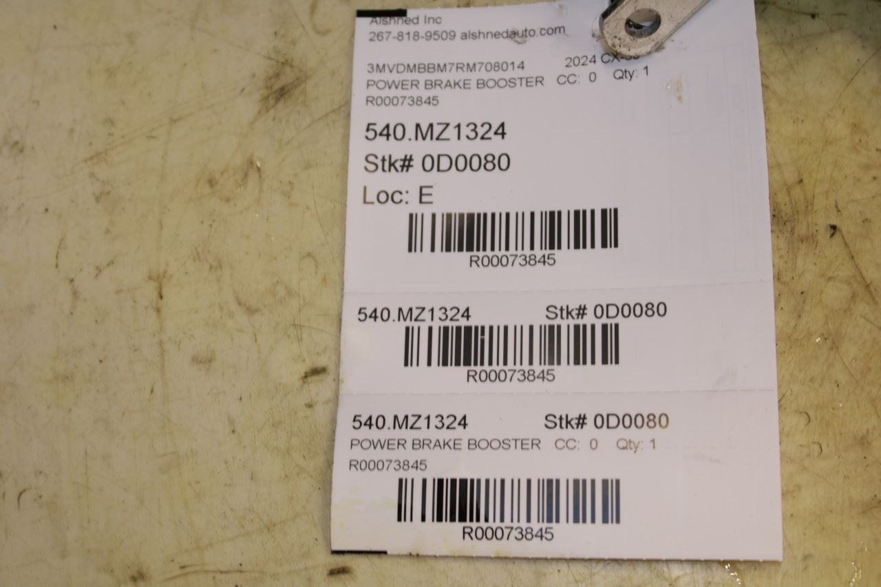 2020-2025 Mazda CX-30 2.5 S Power Brake Booster w/ Master Cylinder w/ Reservoir - Alshned Auto Parts