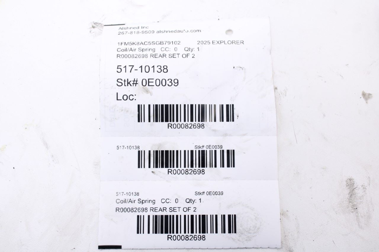 2020-2026 Ford Explorer Interceptor Rear Right and Left Side Coil Spring Set16