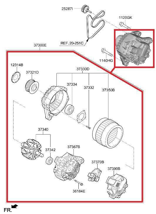 21-26 Hyundai Elantra SE 2.0L Alternator 13.5V 150A Engine Generator 37300-2J355 - Alshned Auto Parts