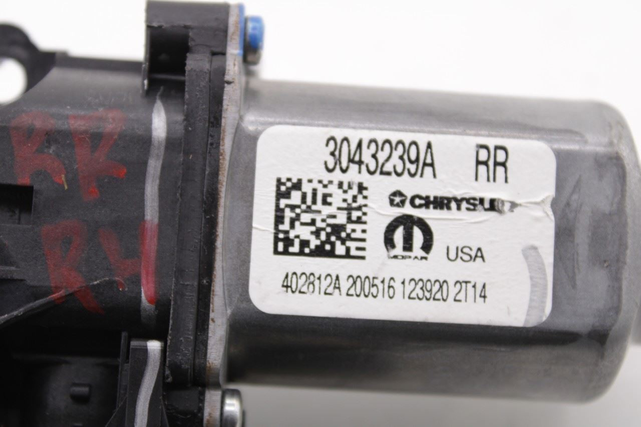 17-2024 Chrysler Pacifica Limited Rear Right Door Power Window Motor 68314760AA - Alshned Auto Parts