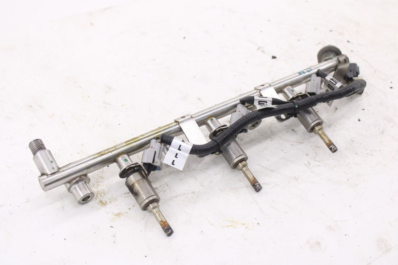2017-20 Infiniti QX60 3.5L 6 cyl Right Fuel Rail with Injectors 17522-6KA0B OEM5