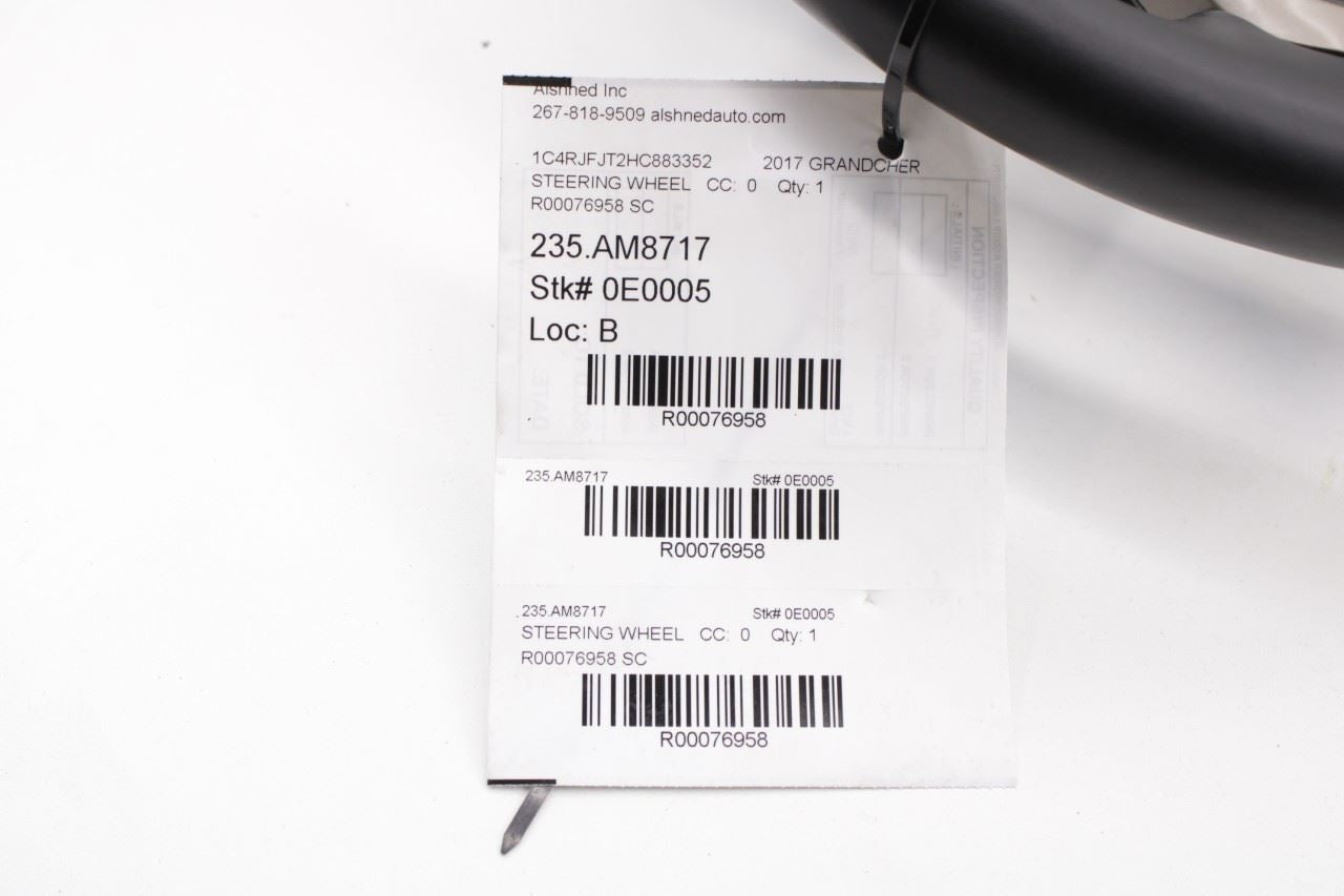 14-21 Jeep Grand Cherokee Summit 5.7L Steering Wheel Leather w/ Control Buttons - Alshned Auto Parts