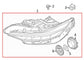 24-25 Hyundai Elantra SE 2.0L Front Passenger RH Side LED Headlight Lamp *ReaD* - Alshned Auto Parts