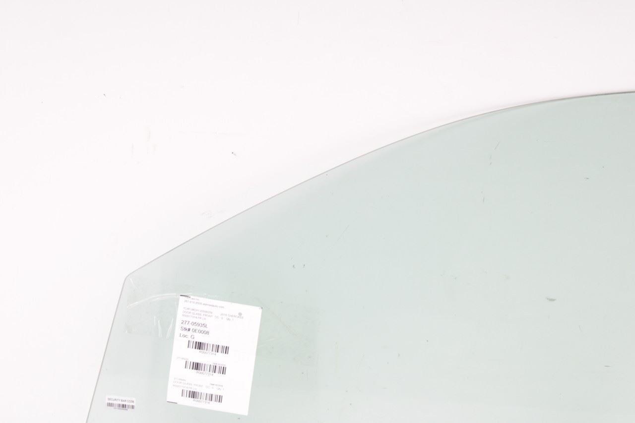 2015-2023 Jeep Cherokee Limited Front Left Side Door Window Glass 68104585AC OEM - Alshned Auto Parts