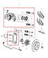 2011-20 Jeep Grand Cherokee Overland 3.6L AWD Rear Left Side Brake Disc Caliper - Alshned Auto Parts