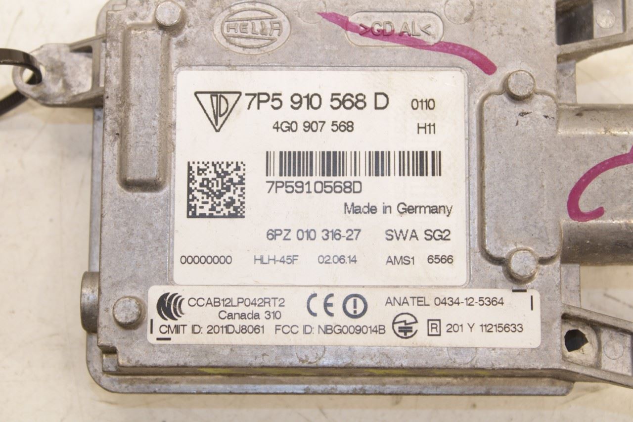 11-18 Porsche Cayenne Platinum RR Right Blind Spot Detection Radar Sensor Module - Alshned Auto Parts