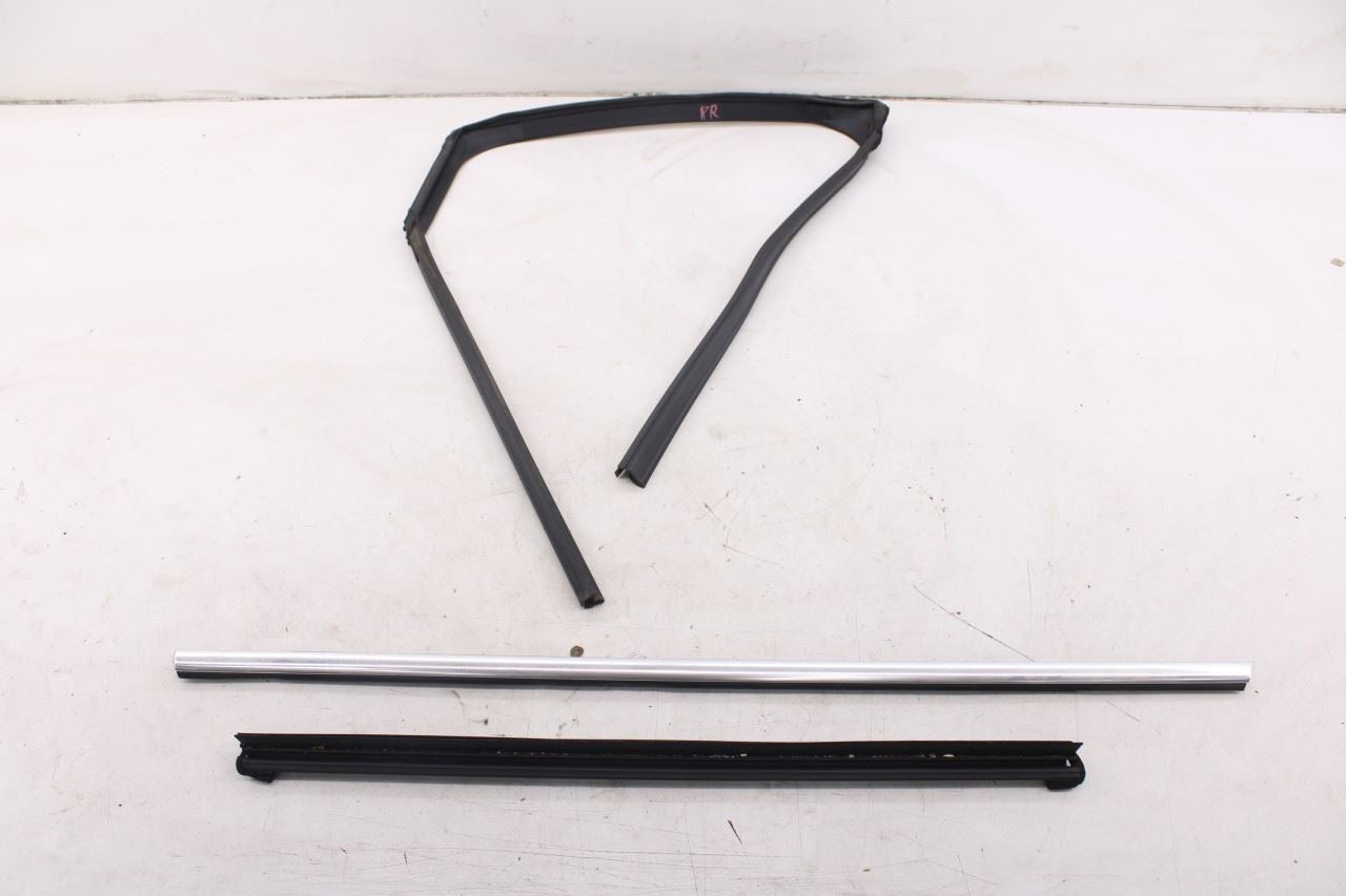 2019-25 Infiniti QX50 Essential Rear Right Door Glass Run Channel Trim Belt Set - Alshned Auto Parts