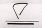 2019-25 Infiniti QX50 Essential Rear Right Door Glass Run Channel Trim Belt Set - Alshned Auto Parts