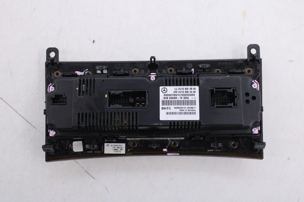 2010-13 Mercedes-Benz E 350 Luxury 4Matic AC Heater Temperature Climate Control12