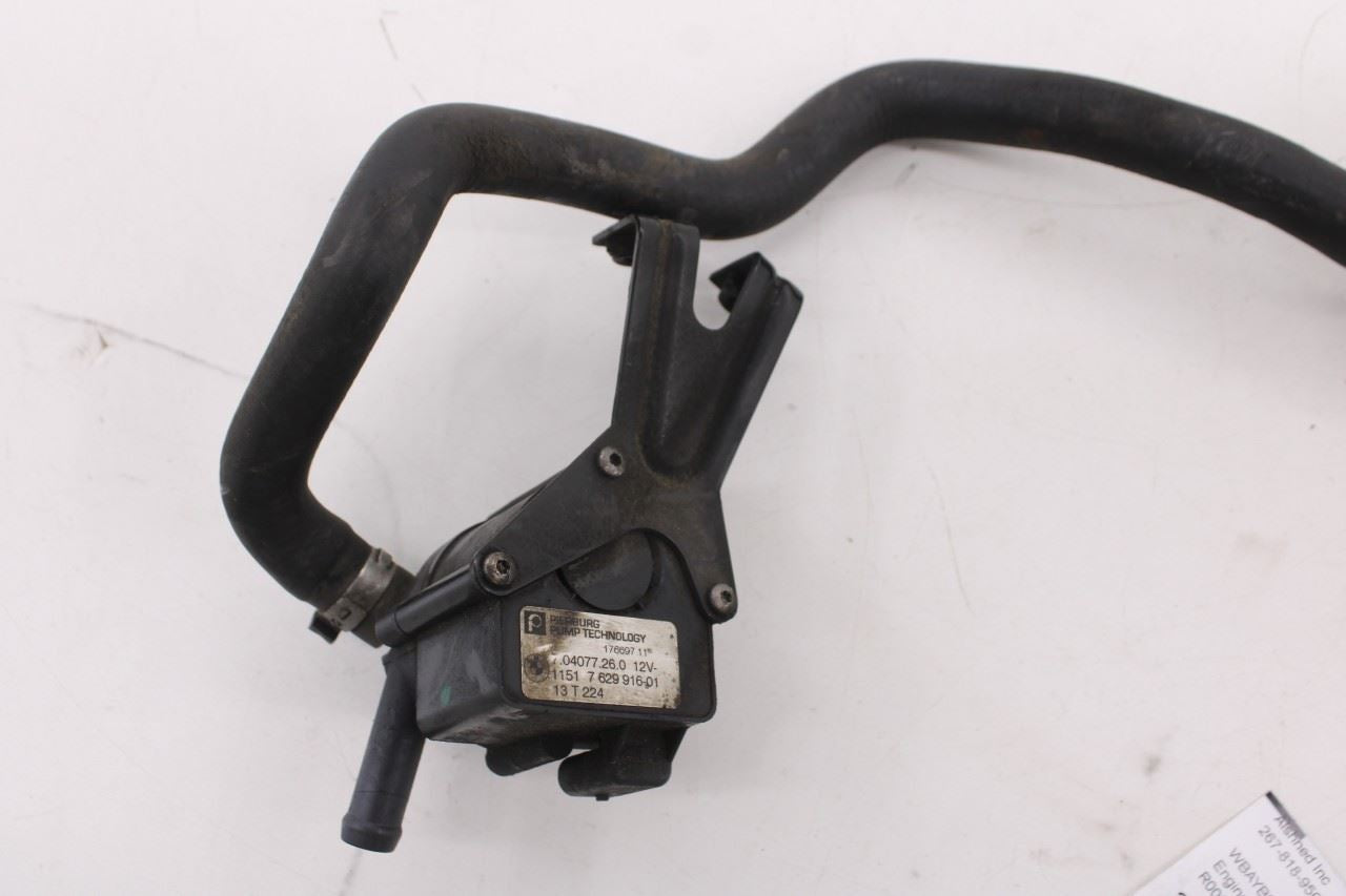 2010-2015 BMW 750i xDrive Auxiliary Water Pump w/ Turbocharger Coolant Line Hose6