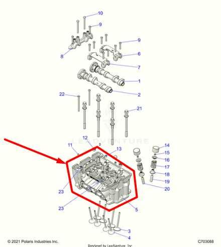 2024-2026 Polaris RZR XP 1000 Ultimate 999cc Engine Cylinder Head 3023665 OEM - Alshned Auto Parts