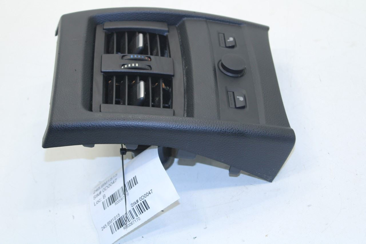 13-16 BMW 328i xDrive Center Console Back Panel w/ Air Vent and Heat Seat Switch7