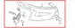 2024-2025 Chevrolet Trax Rear Right Passenger Side Tail Light Lamp 42865505 OEM - Alshned Auto Parts