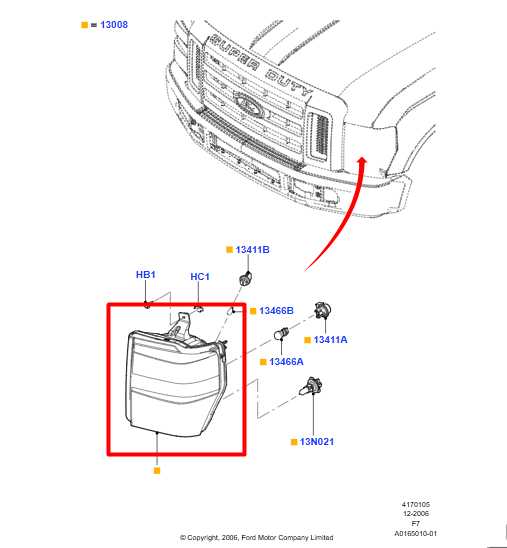 08-10 Ford F250 Super Duty 5.4L Front LH Side Headlight Lamp 7C3Z13008BA *ReaD* - Alshned Auto Parts