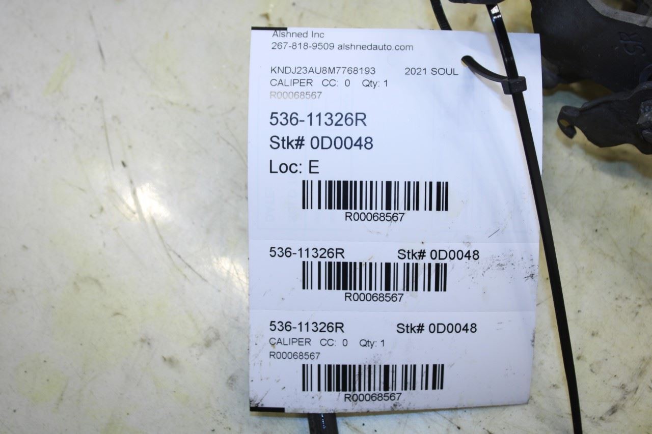 2020-2025 KIA Soul LX Rear Right Passenger Side Brake Disc Caliper 58311-K0A00 - Alshned Auto Parts