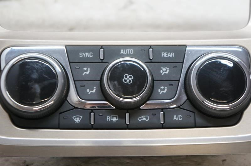 13-17 GMC Acadia Denali 3.6L AC Heater Temperature Climate Control w/ Trim Bezel - Alshned Auto Parts