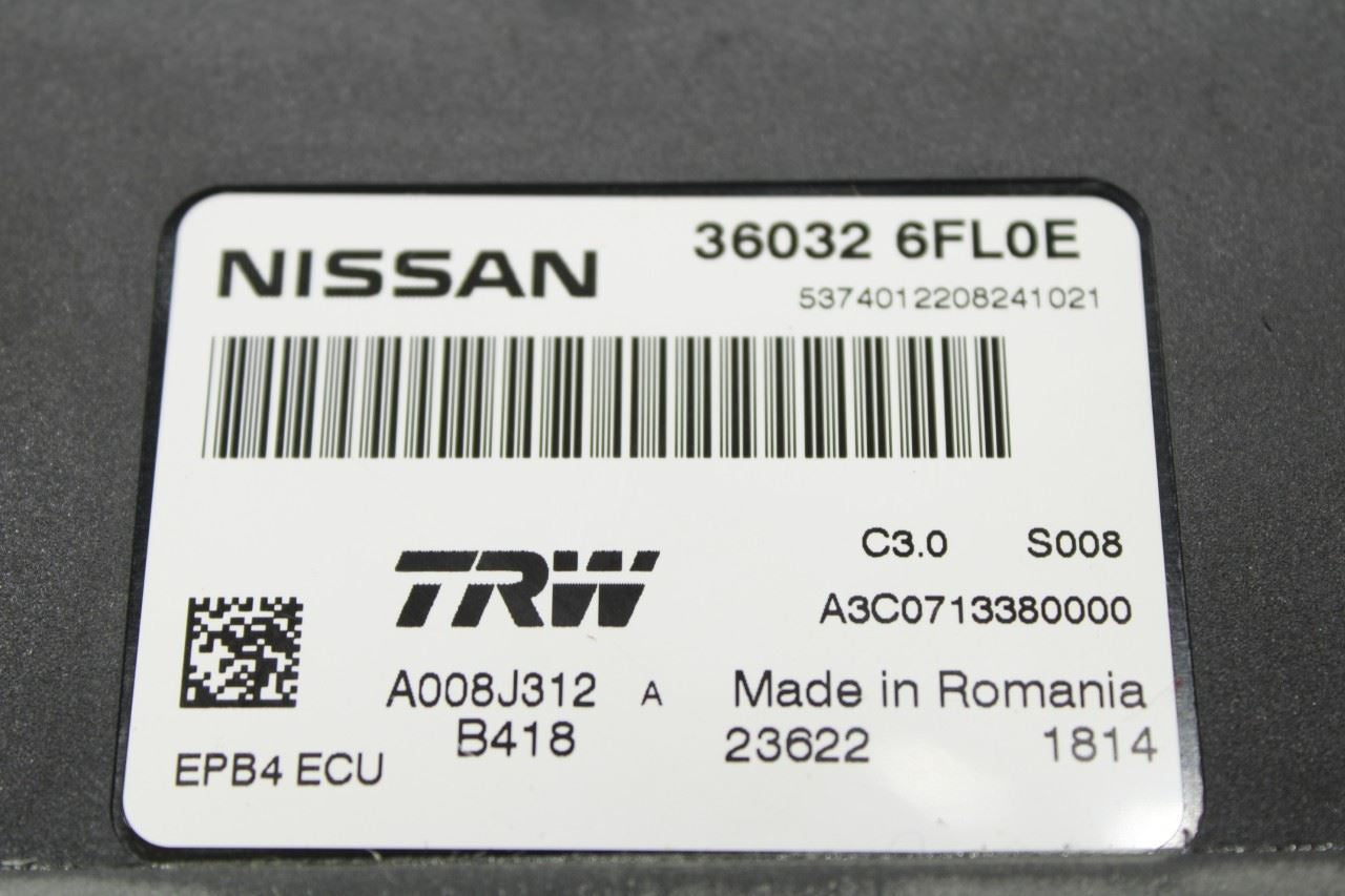 2018-2022 Nissan Rogue Sport SL AWD Parking Brake Control Module 36032-6FL0E OEM - Alshned Auto Parts