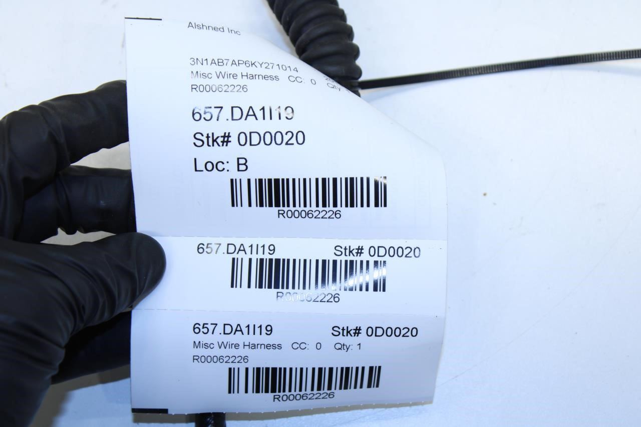 2013-2019 Nissan Sentra SV Rear Left Driver Door Wire Harness 24127-3SG0A OEM - Alshned Auto Parts