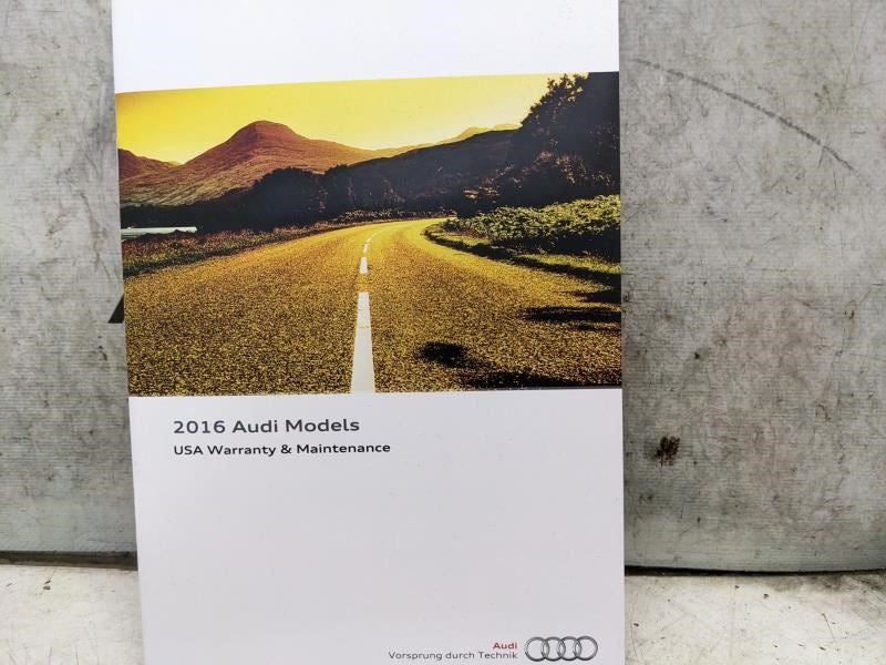 2016 Audi A6 /S6 Owners Manual Set with Case R44357 OEM - Alshned Auto Parts