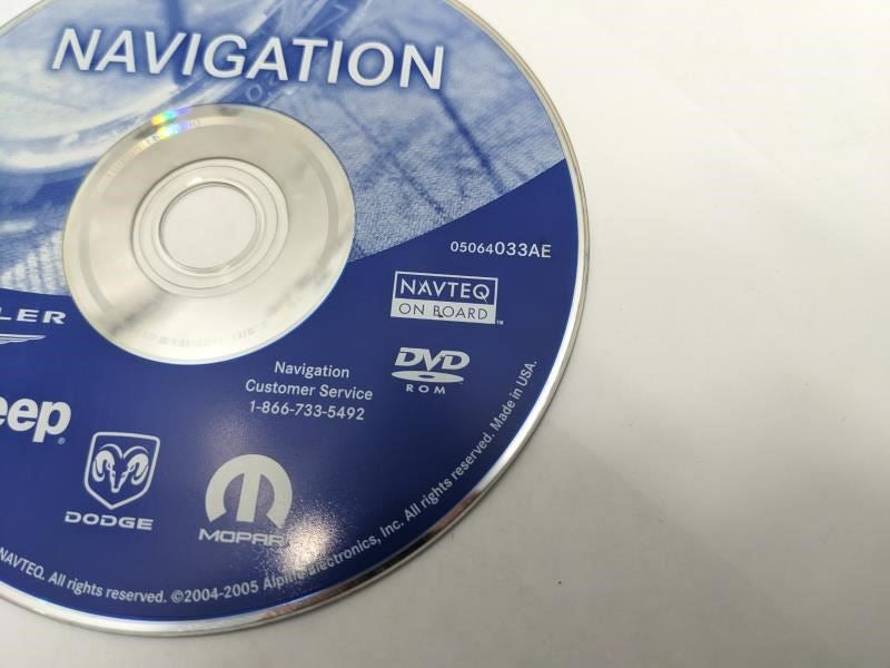 2006-2007 Jeep Liberty DVD Navigation Map Disc 05064033AE OEM - Alshned Auto Parts