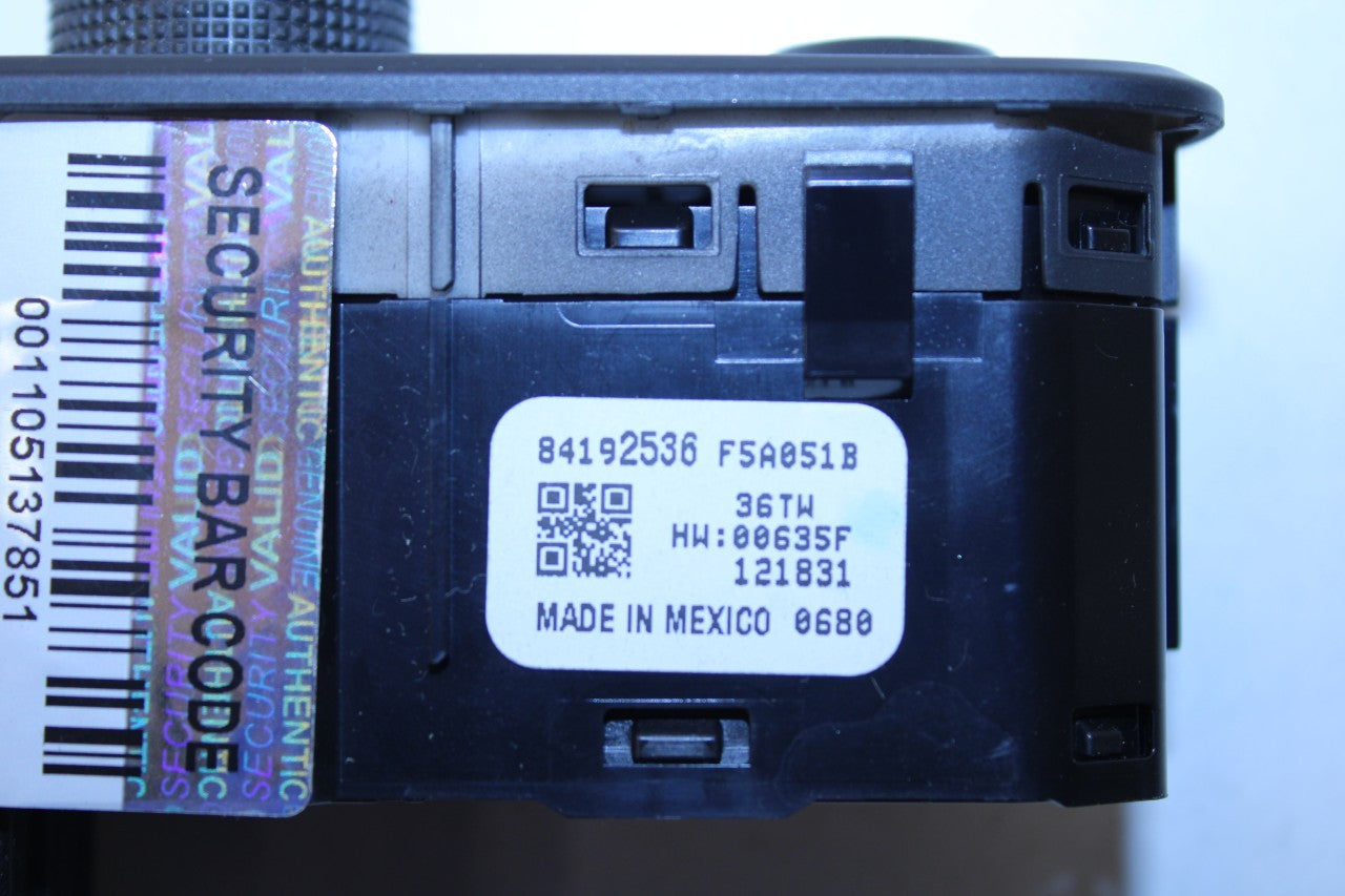 2019-24 Chevrolet Blazer 2LT Dashboard Driver Left Side Headlight Control Switch - Alshned Auto Parts