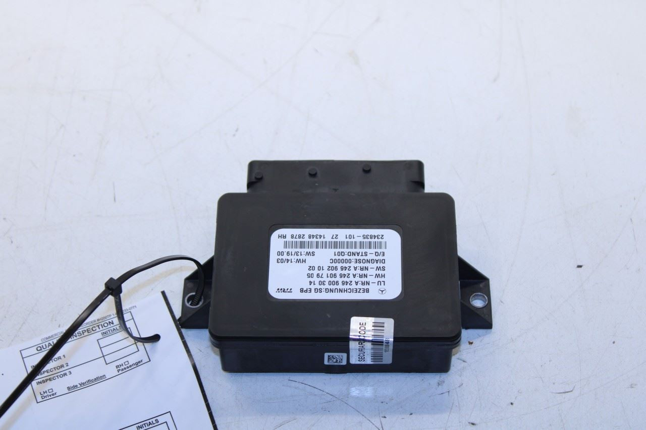 2010-2015 Mercedes-Benz ML350 Parking Brake Control Module 246-900-30-14 OEM - Alshned Auto Parts