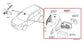 2008-2015 Nissan Rogue S 2.5L Driver Left Side Rear View Mirror 96302-JM000 OEM - Alshned Auto Parts