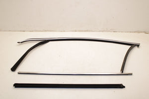 2011-2018 Volvo S60 Front Left Door Run Channel with Belt Molding Weatherstrip