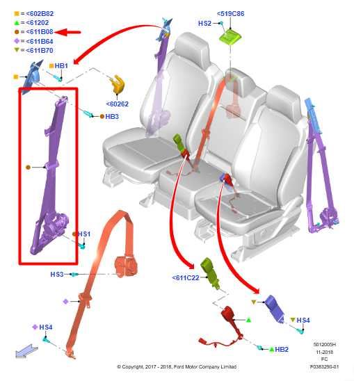 18-20 Ford F150 XL Super Cab 2.7L Front Passenger Right Side Seat Belt Retractor - Alshned Auto Parts