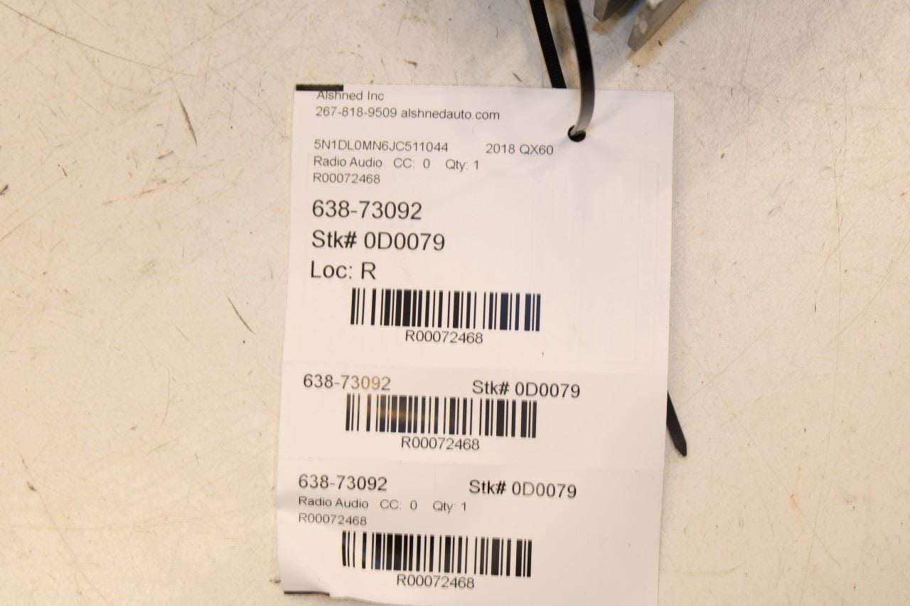 2014-2020 Infiniti QX60 Bose Audio Speaker Amplifier Amp 28061-3JC0B OEM - Alshned Auto Parts