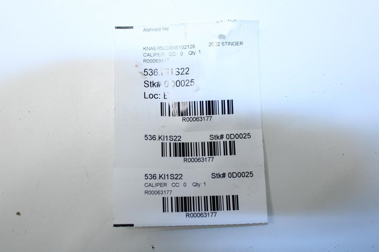 18-2023 Kia Stinger Rear Right and Left Brembo Brake Disc Caliper 58230J5500BCR - Alshned Auto Parts
