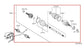 2013-20 Nissan Pathfinder SV 4x4 Rear Right CV Axle Drive Half Shaft 39600-3JA0A - Alshned Auto Parts