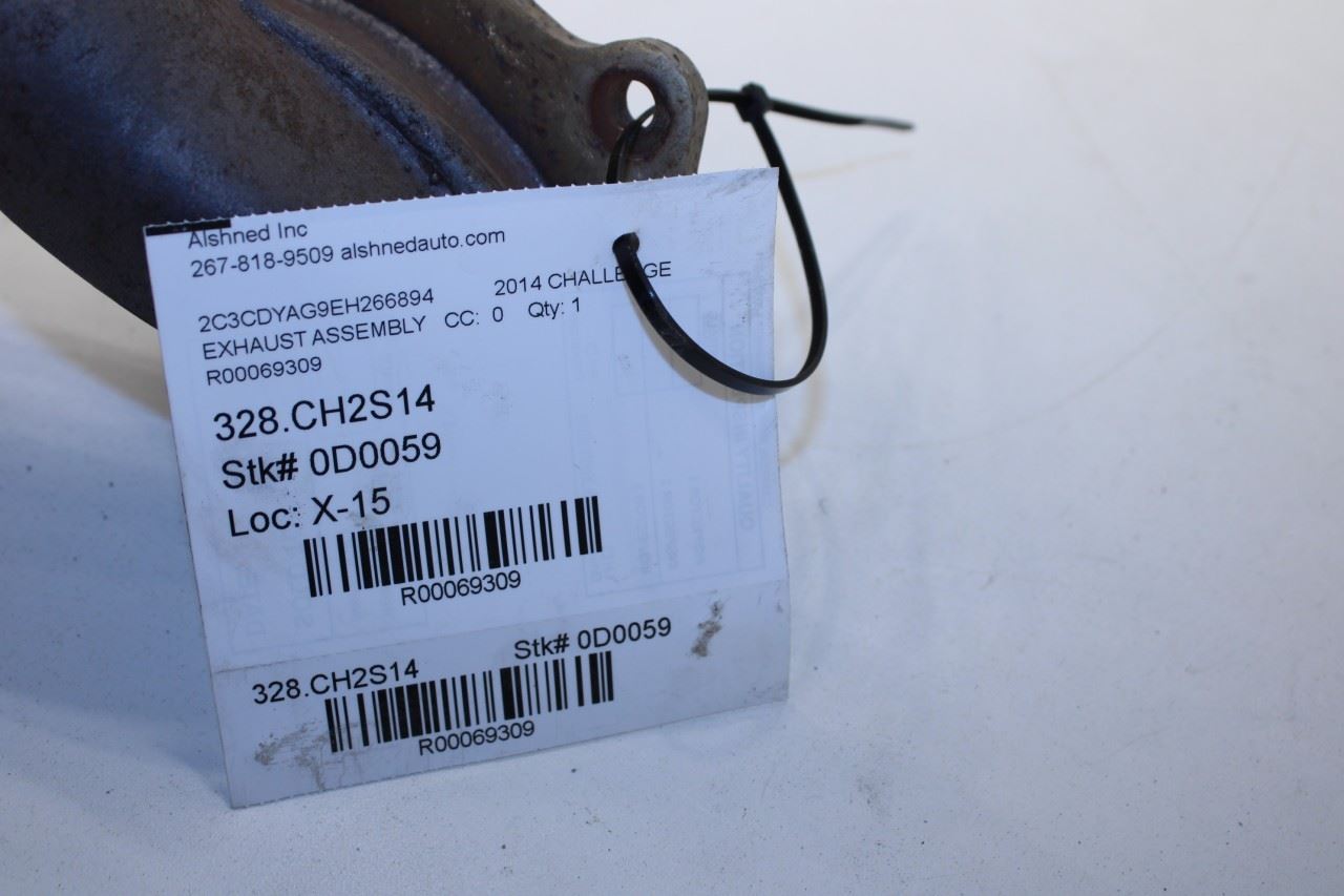 2011-15 Dodge Challenger Front Right Side Exhaust System Pipe 68038392AG *ReaD* - Alshned Auto Parts