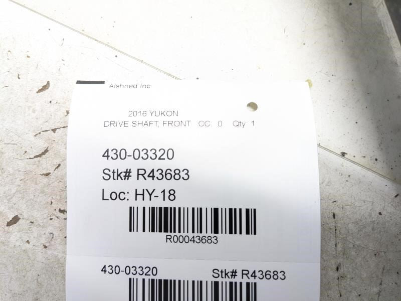 2015-2020 GMC Yukon 4WD Front Axle Drive Shaft 22760960 OEM - Alshned Auto Parts