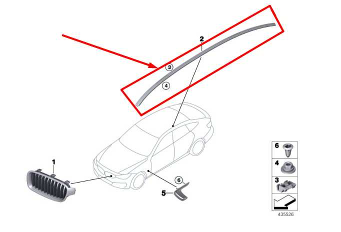 15-16 BMW 435i Gran Coupe xDrive Roof Rail Trim Molding Pair 51-13-7-372-799 OEM - Alshned Auto Parts